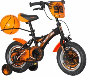 VISITOR DEČIJI BICIKL BASKET 12" ORANŽ CRNI - BAS120