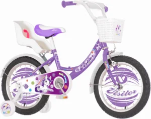 VISITOR PONY 12" KLJUC DEČIJI BICIKL LJUBIČASTO BELI -PON120